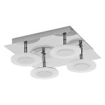 Ledvance Smart+ Wifi LED Luce Da Parete Esterni Argento 26W 1500lm - 830-865 Regolabile Bianca | IP44
