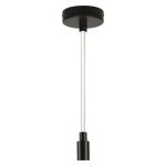 Ledvance Decor Glow Luce Pendente Nero 9W 450lm - 927 Bianco Molto Caldo | 140mm - Miglior Resa Cromatica