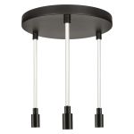Ledvance Decor Glow Luce Pendente Nero 28W 1400lm - 927 Bianco Molto Caldo | 400mm - Miglior Resa Cromatica
