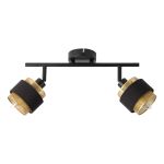 Ledvance Decor Faretti Hornet Soffitto Faretti Nero 2x2.8W - 827 Bianco Molto Caldo | Incl. 2x E14