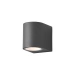 D'Lite LED Luce Da Parete Vossem Aluminium Nero | Adatto Per 1x GU10