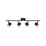 D'Lite Faretti Trop Metallo Sabbioso Nero| Adatto Per 4x GU10