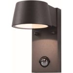 D'Lite Luce Da Parete Lira Nero 7W 600lm 830 Luce Calda -  | IP54 - Sensore Di Movimento