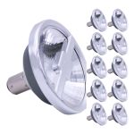 Confezione Multipack 10x Noxion Lucent Faretti LED AR70 BA15d 6W 350lm 36D - 927 Bianco Molto Caldo | Miglior Resa Cromatica - Dimmerabile - Sostitutiva 50W