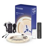 Noxion Strisce LED Naga 5 Metro Set completo - 24V - 120LEDs/m - 9.6W/m - 930 Luce Calda -  | 8mm - IP20 - Miglior Resa Cromatica - SMD2835