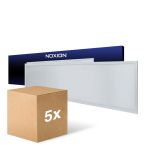 Confezione Multipack 5x Noxion Pannello A LED Ecowhite V4.0 28W 3360lm CCT  |  300X1200 UGR<23
