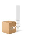 Confezione Multipack 10x Noxion Lucent PL-S LED 4.3W - 827 Bianco Molto Caldo | Sostitutiva 9W