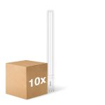 Confezione Multipack 10x Philips CorePro PL-L LED Bulbo EM/Mains 16.5W - 840 Bianco Freddo | Sostitutiva 36W