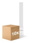 Confezione Multipack 10x Noxion Lucent PL-S LED 6W - 840 Bianco Freddo | Sostitutiva 11W