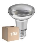 Confezione Multipack 10x Ledvance Performance Faretti LED E27 R80 8.5W 670lm 36D - 827 Bianco Molto Caldo | Sostitua 100W