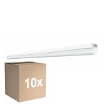 Confezione Multipack 10x Ledvance Reglette LED Linear Compatto 20W 2000lm - 840 Bianco Freddo | 120cm