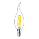 Philips MASTER LED E14 Piegato-tip Candela Filamento Chiara 3.4W 470lm - 922-927 Dim To Warm | Miglior Resa Cromatica - Dimmerabile - Sostitutiva 40W
