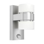 Eglo Luce Da Parete Atollari Aluminium Acciaio Inossidabile Up & Down 4W 360lm - 830 Luce Calda -  | IP44