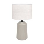 Eglo Lampada Da Tavolo Capalbio Ceramic Sanded | IP20 - Adatto per 1x E27 