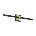 Eglo Luce Da Parete Peguera Aluminium Acciaio Nero 11W 1165lm - 830 Luce Calda -  | IP44 