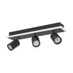 Eglo Luce da soffitto Rimbocchi 1 Acciaio Nero 20W 2500lm - 830 Luce Calda -  | IP20