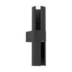 Eglo Luce Da Parete Montelauro Aluminium Nero Up & Down 7W 800lm - 865 Luce Del Giorno | IP65