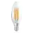 Ledvance Classic LED E14 Candela Filamento Chiara 4.8W 470lm - 827 Bianco Molto Caldo | Dimmerabile - Sostitua 40W