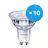 Confezione Multipack 10x Philips Corepro LEDspot GU10 PAR16 3.5W 265lm 36D - 830 Luce Calda | Sostitutiva 35W