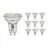 Confezione Multipack 10x Noxion Faretti LED GU10 PAR16 3.6W 345lm 36D - 840 Bianco Freddo | Sostitutiva 50W