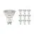 Confezione Multipack 10x Noxion PerfectColor Faretti LED GU10 PAR16 4W 345lm 36D - 930 Luce Calda | Miglior resa cromatica - Dimmerabile - Sostitutiva 50W