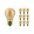 Confezione Multipack 10x Philips MASTER Value LEDbulb E27 Pera Oro 4W 250lm - 918 Bianco Molto Caldo | Miglior resa cromatica - Dimmerabile - Sostitua 25W