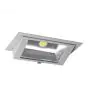 Downlight LED Paretewasher Paretey Maxi Grigio 46W 6400lm 70x75D - 840 Bianco Freddo - 238x145mm