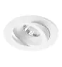 Noxion Faretti LED Leda Bianca 8W 610lm - 927 Bianco Molto Caldo | Ritaglio 83mm - IP44 - Miglior resa cromatica - Dimmerabile