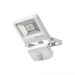 Ledvance Proiettore LED Endura Bianca 10W 800lm 100D - 830 Luce Calda | IP44 - Sensore di movimento e luce - Simmetrico