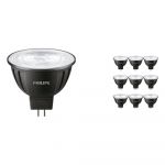 Confezione Multipack 10x Philips Master LEDspot GU5.3 MR16 7.5W 621lm 36D - 927 Bianco Molto Caldo | Miglior resa cromatica - Dimmerabile - Sostitutiva 50W