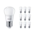 Confezione Multipack 10x Philips Corepro LEDluster E27 Sferica Ghiaccio 2.8W 250lm - 827 Bianco Molto Caldo | Sostitutiva 25W