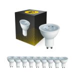 Confezione Multipack 10x Faretti LED GU10 PAR16 4W 345lm 36D - 827 Bianco Molto Caldo | Sostitutiva 50W