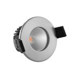 Noxion Faretti LED Ember Antincendio Aluminum 8W 585lm 36D - 927 Bianco Molto Caldo | Ritaglio 73mm - IP65 - Miglior resa cromatica - Dimmerabile