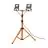 Ledvance Proiettore LED Lampada da cantiere Treppiedi Scuro Grigio 2X20W 3400lm 120D - 840 Bianco Freddo | IP65 - Simmetrico