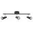 Ledvance LED Decor Faretti Acciaio Nero 10W 690lm - 827 Bianco Molto Caldo | Dimmerabile