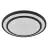 Ledvance Lampada Da Soffitto A LED Orbis Berlin Nero 36W 2400lm - 830 Luce Calda - 