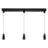 Ledvance Decor Glow Luce Pendente Nero 28W 1400lm - 927 Bianco Molto Caldo | 700mm - Miglior Resa Cromatica