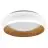 Ledvance Lampada Da Soffitto A LED Orbis Livia Bianca e Legna 16W 750lm - 830 Luce Calda -  | Dimmerabile al tocco
