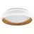 Ledvance Lampada Da Soffitto A LED Orbis Livia Bianca e Legna 24W 1200lm - 830 Luce Calda -  | Dimmerabile al tocco