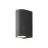 D'Lite Vossem Luce Da Parete Aluminium Nero Up & Down | Adatto Per 2x GU10