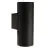 Nordlux Tin Luce Da Parete Metallo Nero Up & Down | Adatto per 2x GU10