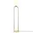 DFTP by Nordlux Shapes Pavimento Lamp Vetro e Metallo Ottone | Adatto per E27
