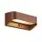Nordlux Marcellio Luce Da Parete Marrone 5W 400lm - 830 Luce Calda -  | IP54 - con Interruttore - Solar