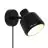 Nordlux Louella Luce Da Parete Nero | Adatto per E14