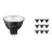 Confezione Multipack 10x Philips Master LED Faretti GU5.3 MR16 7.5W 621lm 24D - 930 Luce Calda | Miglior resa cromatica - Dimmerabile - Sostitutiva 50W