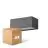 Confezione Multipack 4x D'Lite Bello Luce Da Parete Nero Up & Down 12W 850lm - 830 Luce Calda - | IP54