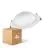 Confezione Multipack 4x Ledvance Downlight LED Alu DN200 25W 2370lm 100D - 840 Bianco Freddo | 215mm - IP44 