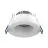 Noxion Faretti LED Ares Profondo Bianca 6W 540lm 927-940 3CCT - con Inner Il Anello Bianca| Ritaglio 68mm