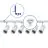 Set completo 1-Fase Rail L 1 x 2 Metro Bianca | incl. 6x Faretti + GU10 2700K 3W Dimmerabile + Tappo Di Chiusura, Connettore di Alimentazione e L -Connettore