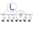 Set completo 1-Fase Rail L 1 x 2 Metro Bianca | incl. 7x Faretti + GU10 2700K 3W Dimmerabile + Tappo Di Chiusura, Connettore di Alimentazione e L -Connettore
